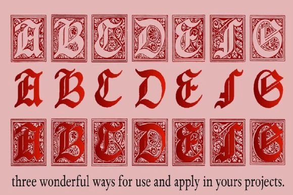 Gothic Revival Layered Font - Preview 2