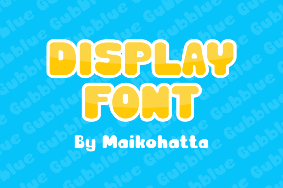 Gubblue Font - Preview 3