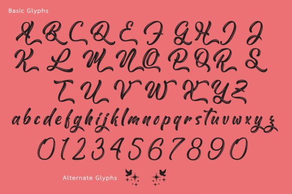 Heavenly Christmas Font PNG with transparent background - Preview 2