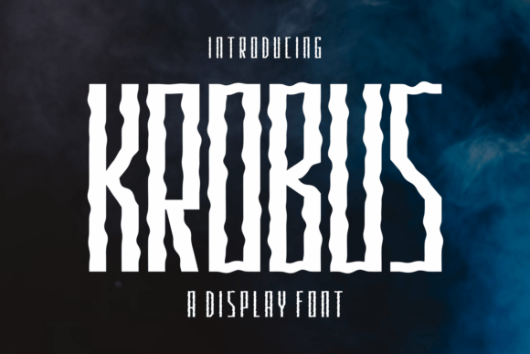 Krobus Font PNG with transparent background - Preview 1