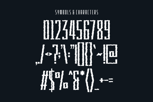 Krobus Font PNG with transparent background - Preview 3