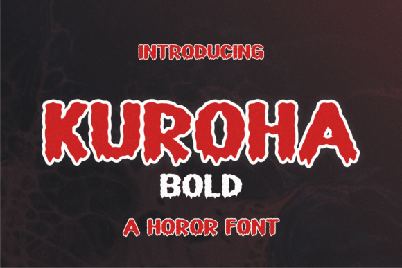 Kuroha Font PNG with transparent background - Preview 1