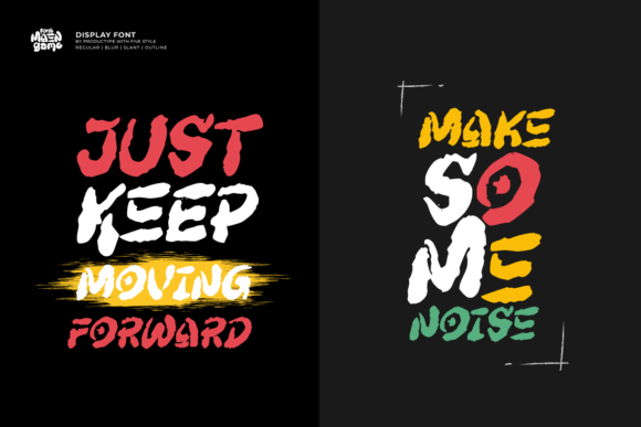 Maengame Font PNG with transparent background - Preview 3