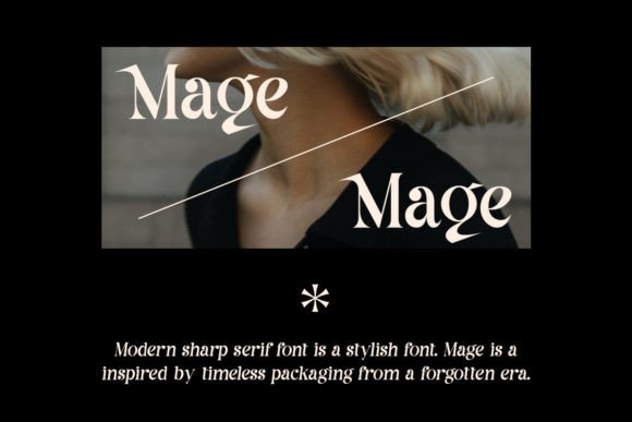 Mage Font font preview - 1