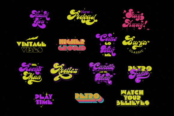 Meastro Duo Font PNG with transparent background - Preview 3