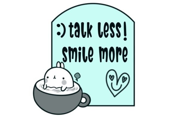 Micky Smiling Font PNG with transparent background - Preview 3