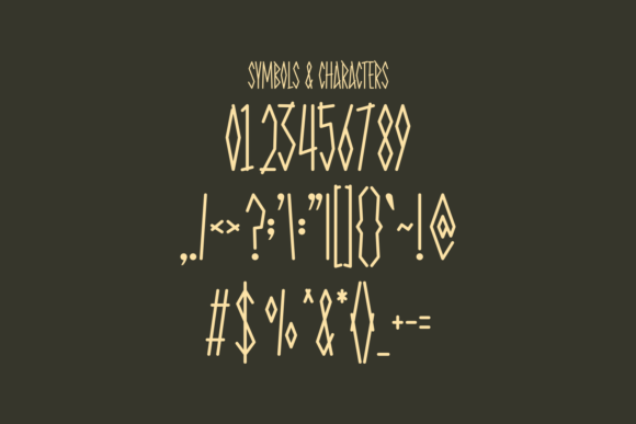 Monakus Font PNG with transparent background - Preview 2