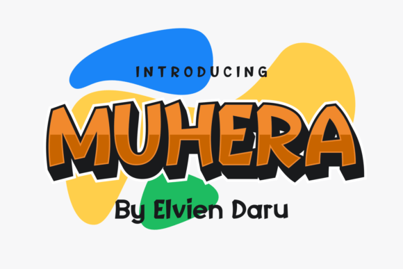 Muhera Font PNG with transparent background - Preview 1