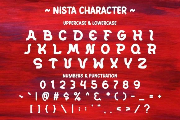 Nista Font PNG with transparent background - Preview 6