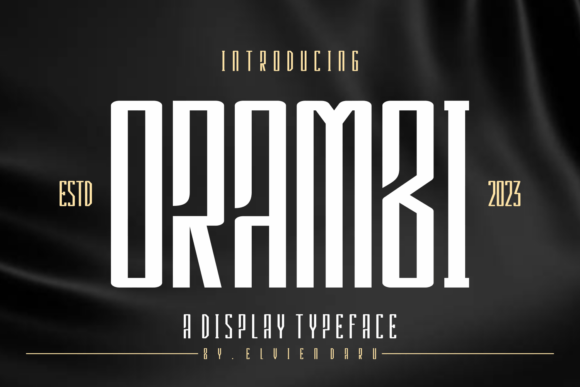 Orambi Font PNG with transparent background - Preview 1