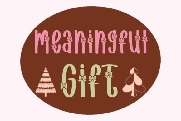 Present Lover Font PNG with transparent background - Preview 1