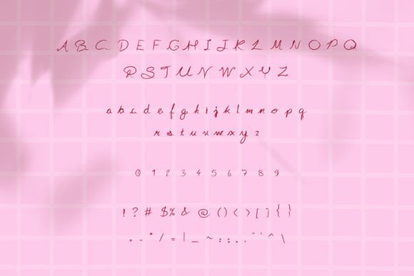 Blossombreeze Font PNG with transparent background - Preview 2