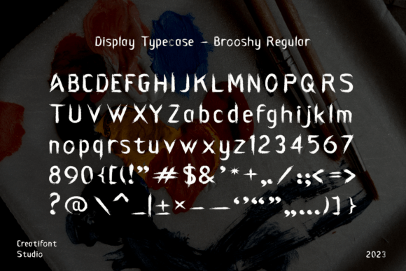 Brooshy Font - Preview 1