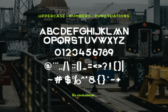 Chorazon Font - Preview 1
