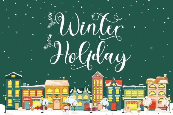 Christmas Garden Font - Preview 2