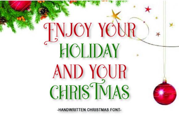 Christmas Wishes Font - Preview 4