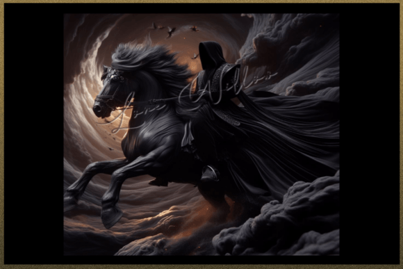 Wollow Rider Death Rider Series #2 Graphic by Lone Willow Graphics · Creative Fabrica