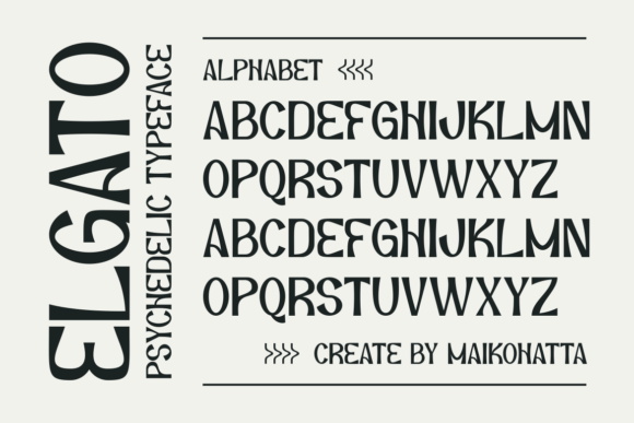 Elgato Font - Preview 1