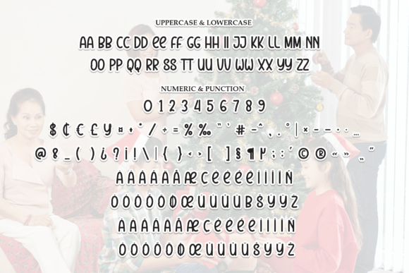 Family Christmas Font - Preview 6