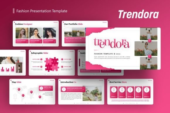 Preview of Fashion Presentation - Trendora fashion presentation template