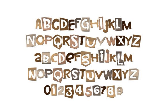 Gratitude Cut Outs Font - Preview 1