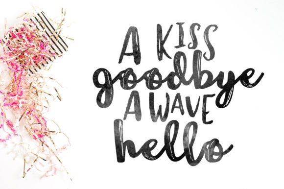 Happy Girl Font PNG with transparent background - Preview 1