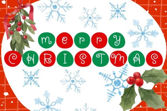 Holiday Season Font PNG with transparent background - Preview 1