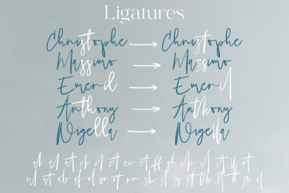 Holidaze Font PNG with transparent background - Preview 2