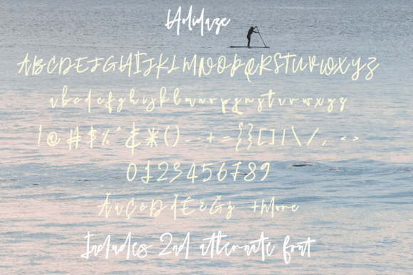 Holidaze Font PNG with transparent background - Preview 5