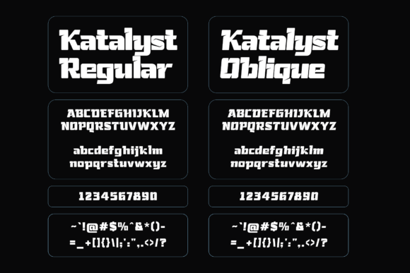 Katalyst Font PNG with transparent background - Preview 2