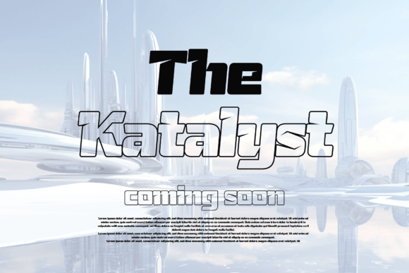 Katalyst Font PNG with transparent background - Preview 4
