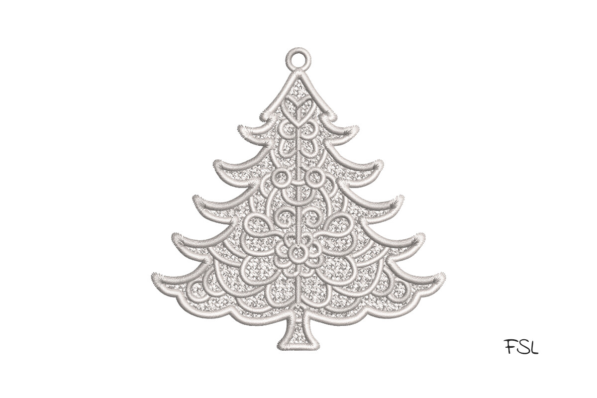 Lace Christmas Tree