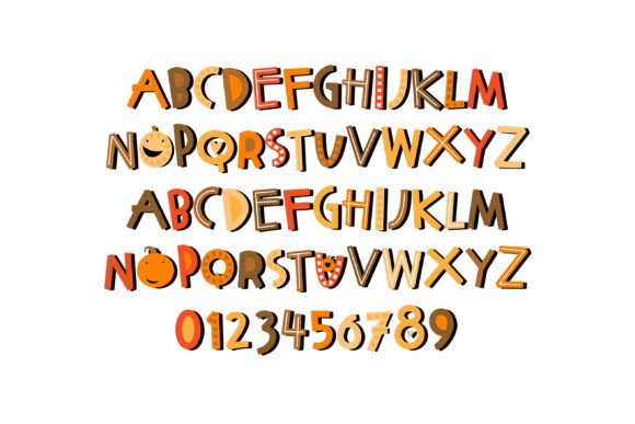 Make It Pumpkin Font PNG with transparent background - Preview 1