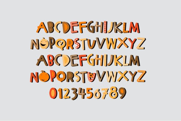 Make It Pumpkin Font PNG with transparent background - Preview 2