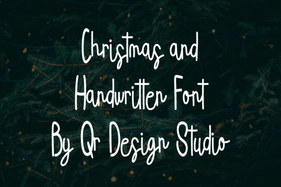 Marker Christmas Font PNG with transparent background - Preview 1
