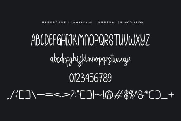 Marker Christmas Font PNG with transparent background - Preview 3