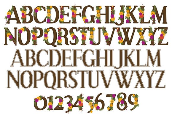 Merry Month of November Font PNG with transparent background - Preview 1