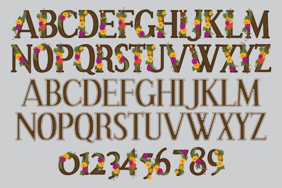 Merry Month of November Font PNG with transparent background - Preview 2
