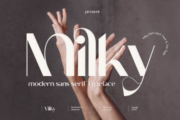 Milky Sans Serif Font By Taboja Studio