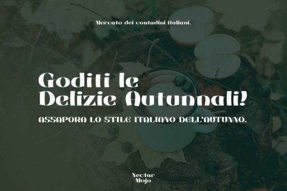 Nectar Mojo Font PNG with transparent background - Preview 3
