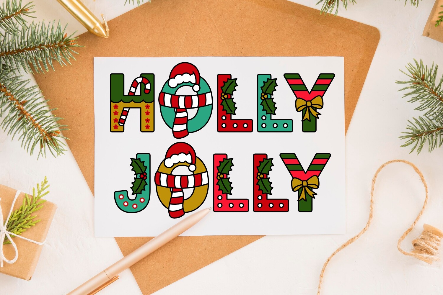 New Born Christmas Font - photo 2
