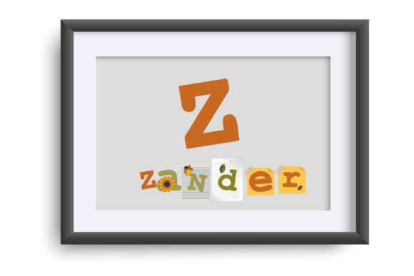 Noted November Font PNG with transparent background - Preview 3