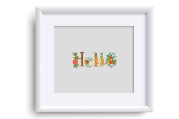 November Mums Font PNG with transparent background - Preview 4
