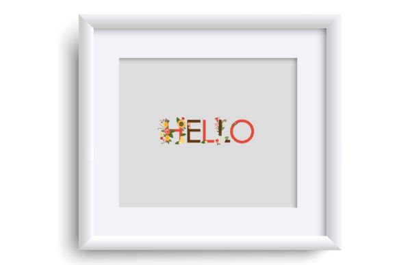 November Posies Font PNG with transparent background - Preview 5