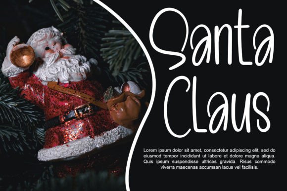 Perfectly Christmas Font PNG with transparent background - Preview 1