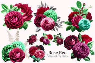 Rose Red Sublimation Bundle Graphic by Colourful · Creative Fabrica