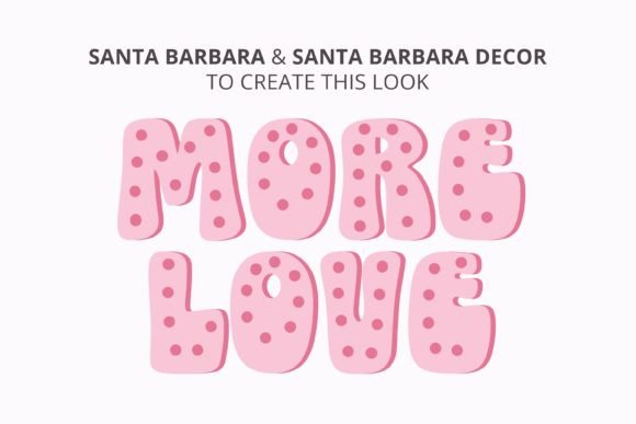 Santa Barbara Font PNG with transparent background - Preview 5