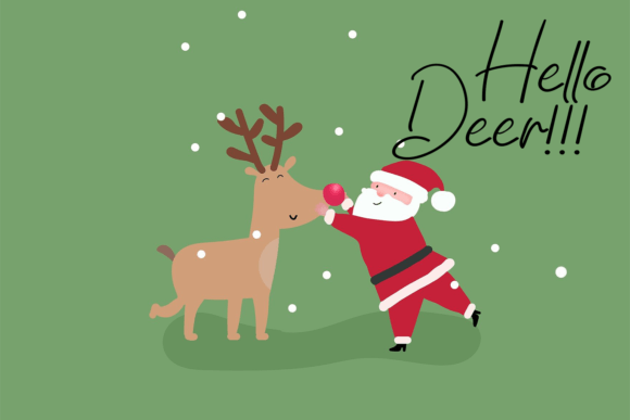 Santa Wonderland Font PNG with transparent background - Preview 2