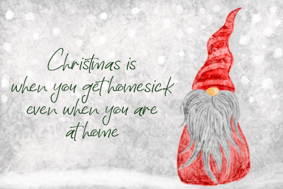 Santa Wonderland Font PNG with transparent background - Preview 3