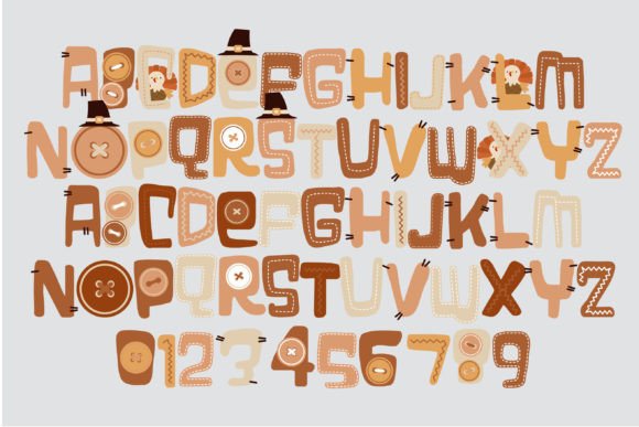 Sew Grateful Font PNG with transparent background - Preview 2